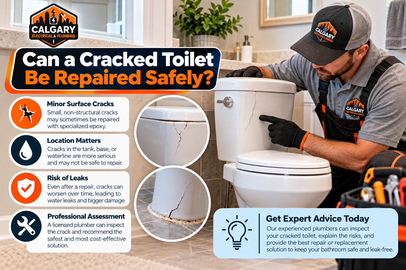Can a Cracked Toilet Be Repaired Safely?