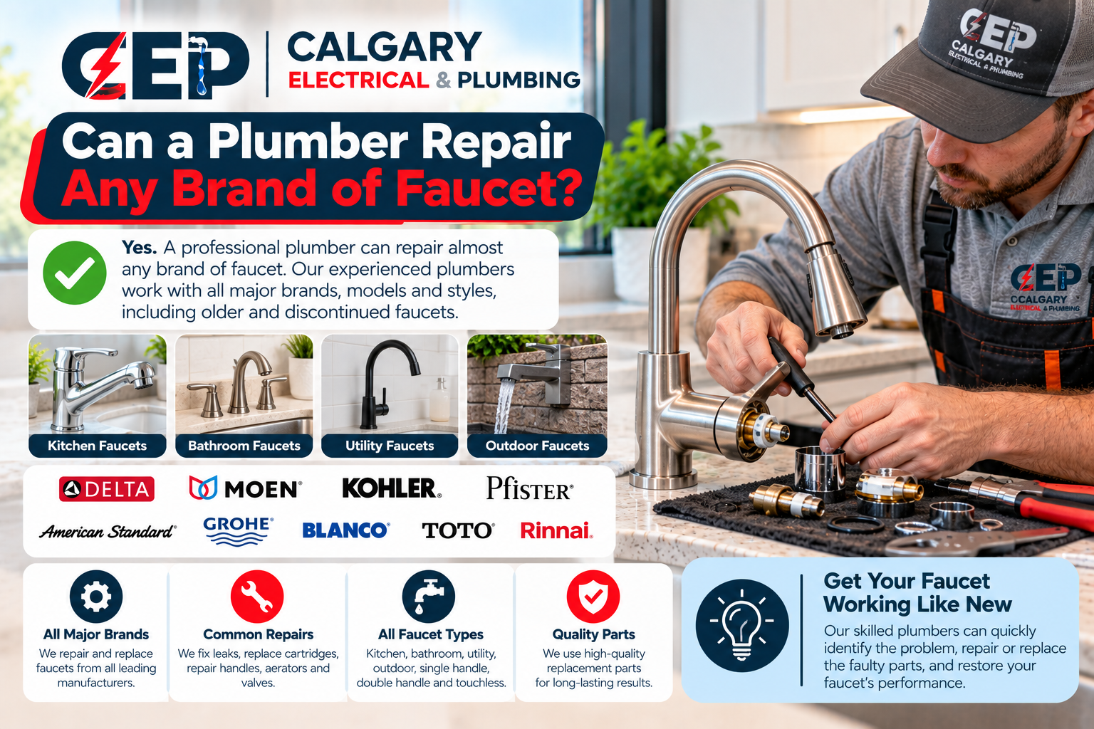 Professional Faucet Repair in Calgary
