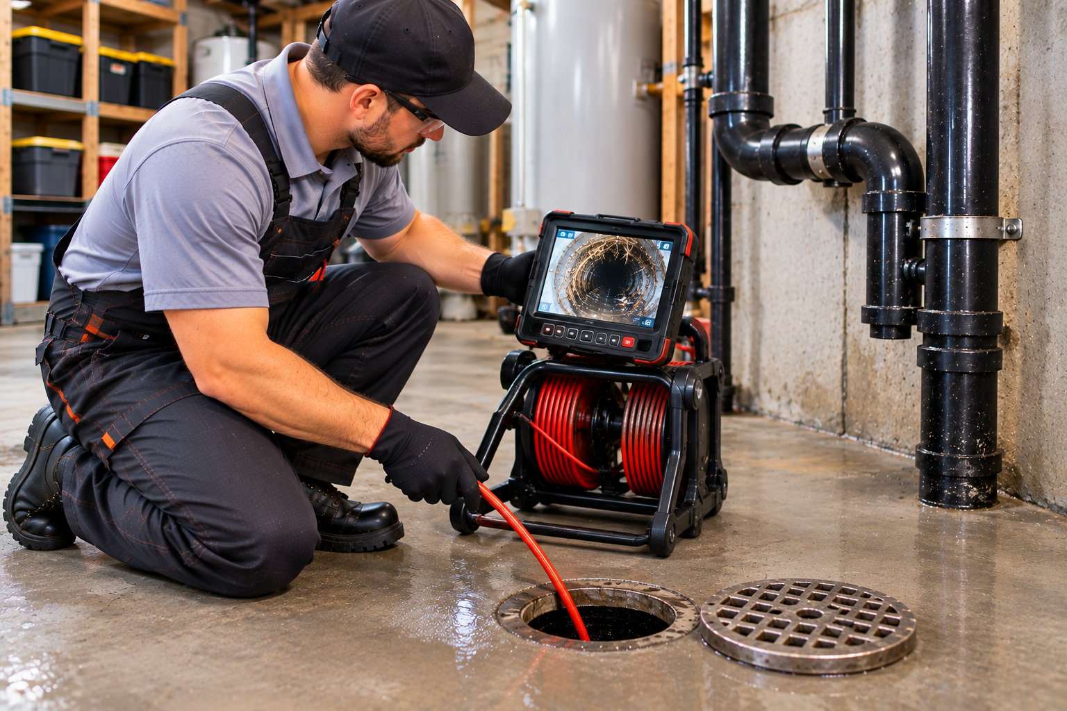 Basement Floor Drain Backup Prevention and Repair