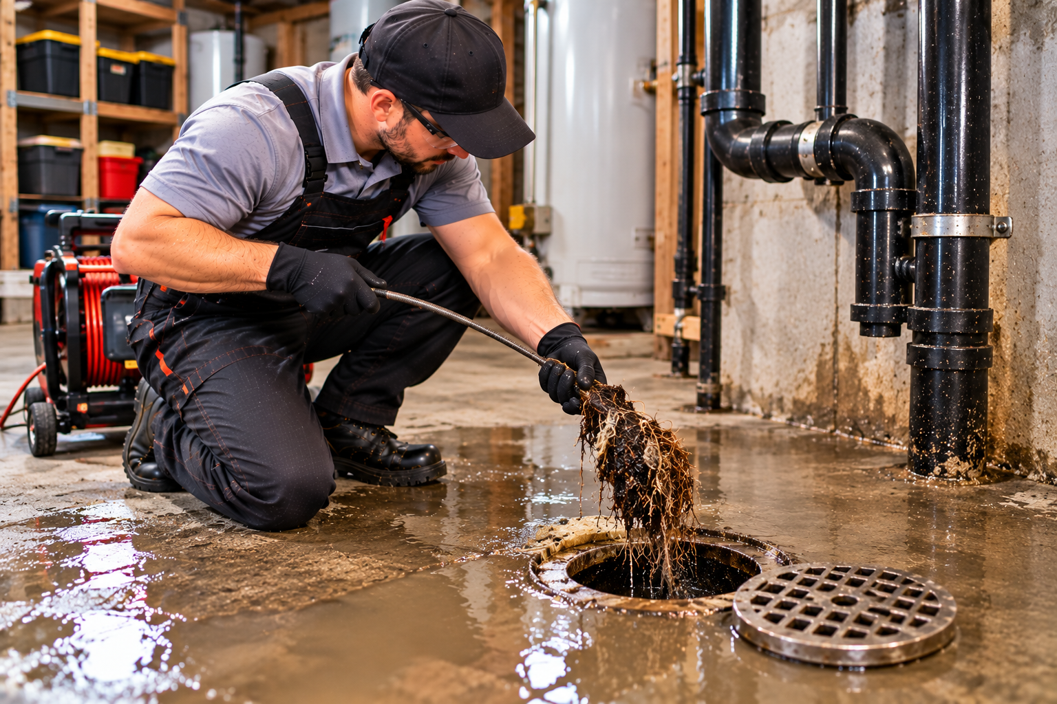 Professional Basement Floor Drain Backup Diagnosis