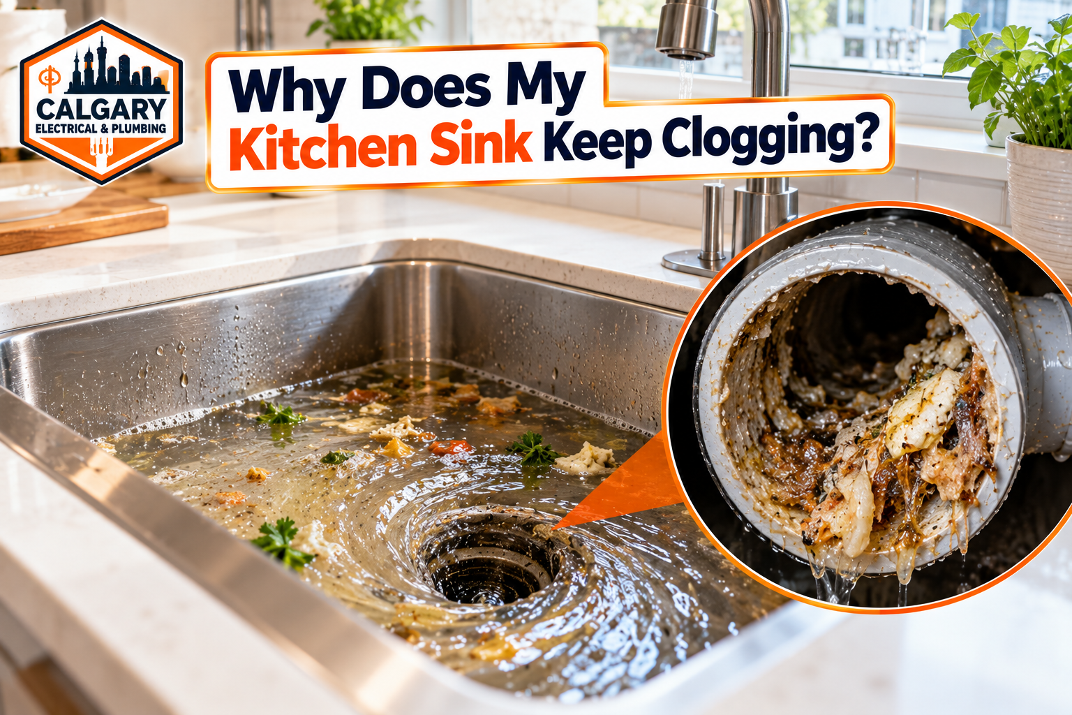 Why Does My Kitchen Sink Keep Clogging?