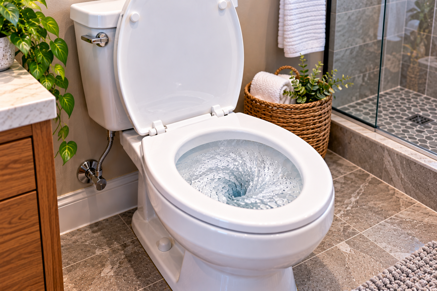Gurgling Toilet and Drainage Inspection in Calgary