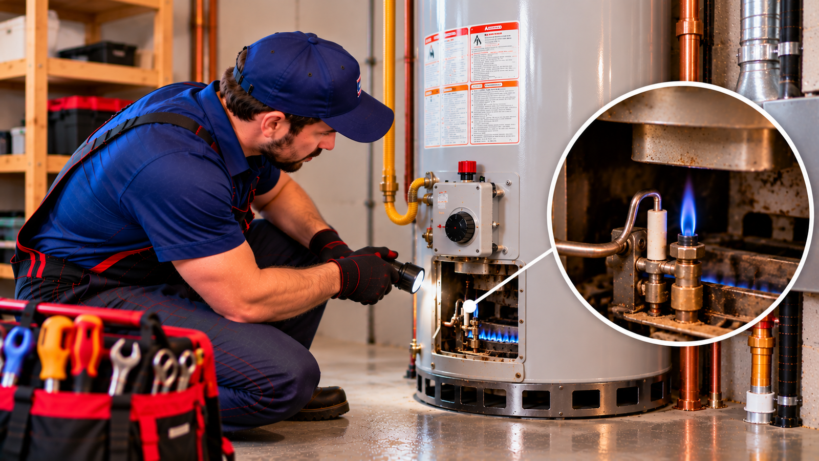 Gas Water Heater Pilot Light Safety and Troubleshooting