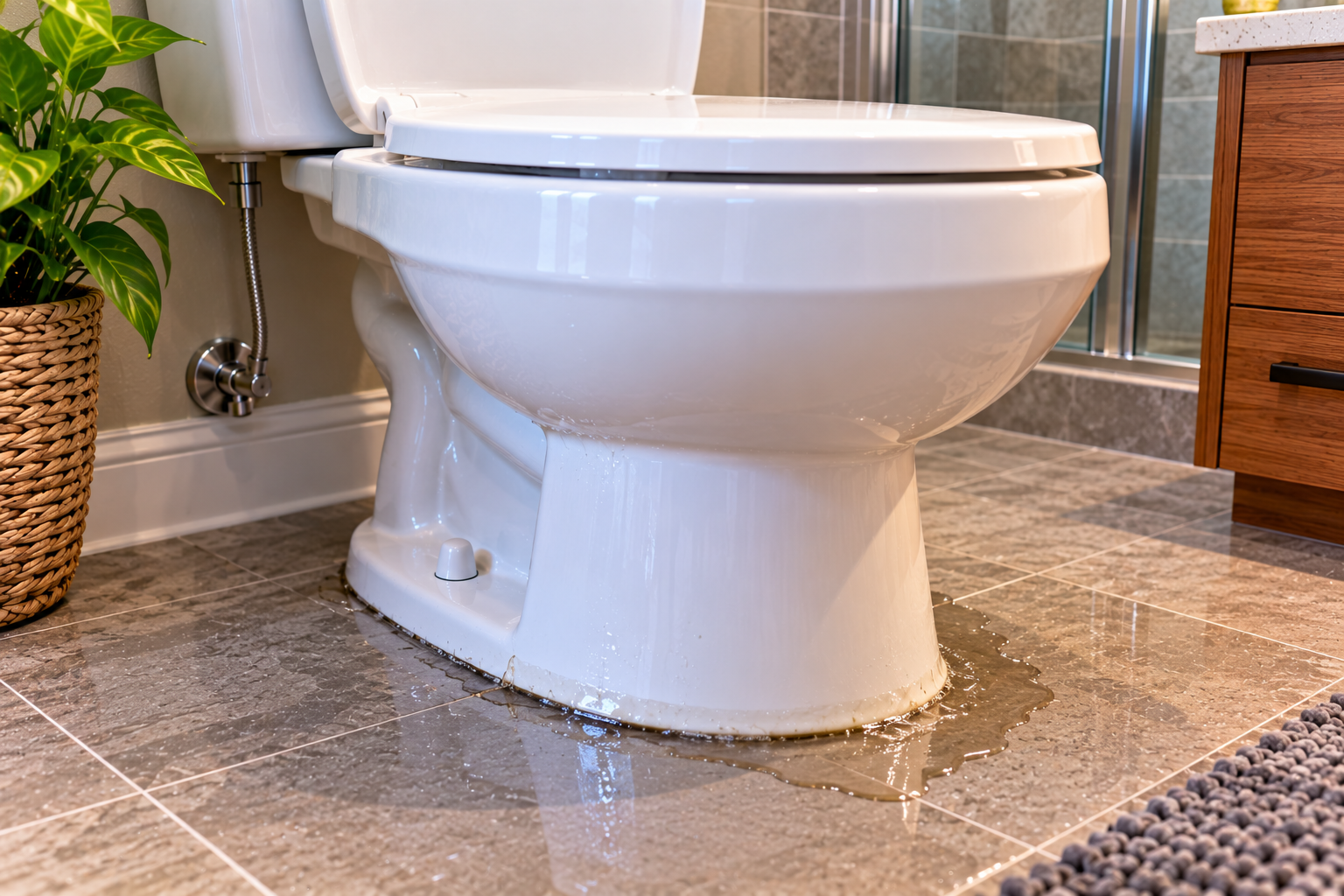 Why Is My Toilet Leaking Around the Base?