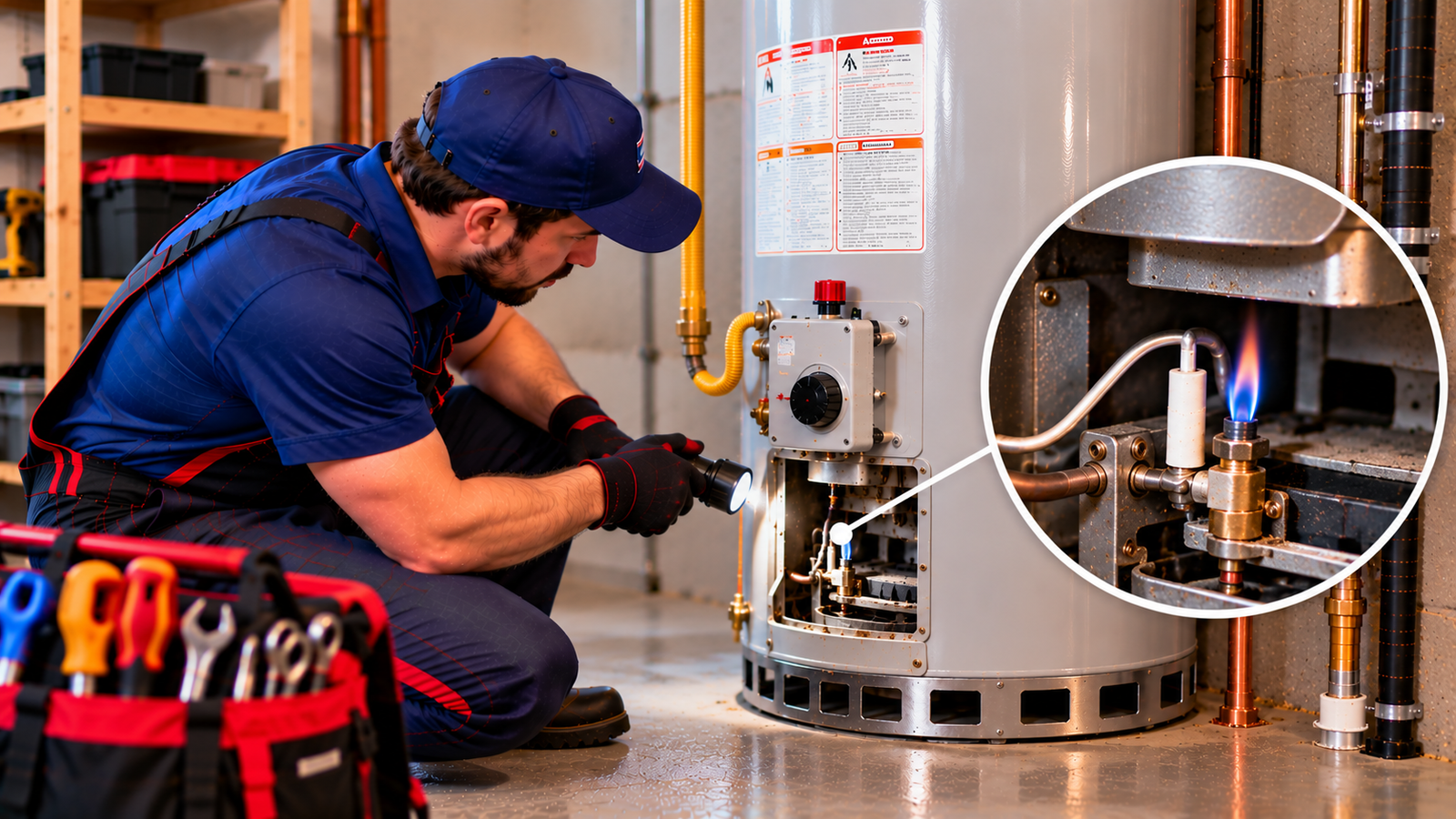 Professional Gas Water Heater Pilot Light Repair in Calgary
